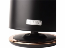 Haden HAD206565 rychlovarná konvice, 1,7 l / 6 šálků, filtr vodního kamene, nerezová ocel, 3000 W, černá