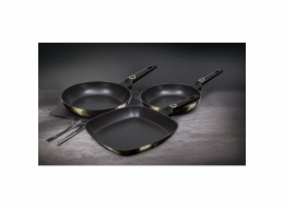 Sada pánví s titanovým povrchem 3 ks Primal Gloss Collection steak BH-6073