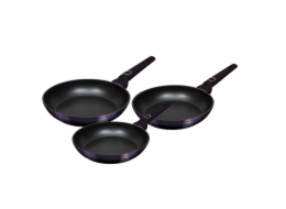 Pánev s titanovým povrchem sada 3 ks Purple Eclipse Collection BH-7103