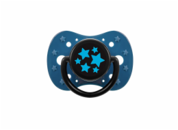Uklidňující silikonový dudlík 12m+ Akuku modré hvězdičky Vel.1-3 roky