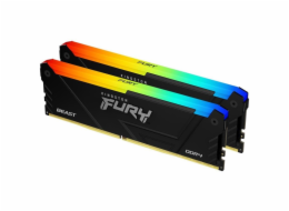 KINGSTON DIMM DDR4 16GB (Kit of 2) 3200MT/s CL16 FURY Beast RGB, XMP