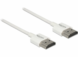 Delock HDMI - HDMI kabel 2m bílý (85137)