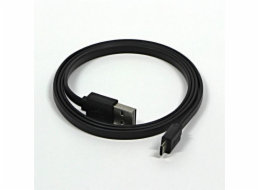 USB kabel Logo USB-A - microUSB 1 m Černý