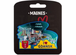 PAN DRAGON Magnet Miluji Polsko Gdaňsk ILP-MAG-A-GD-35