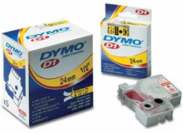 Dymo páska S0720680 (černá na bílé) typ D1