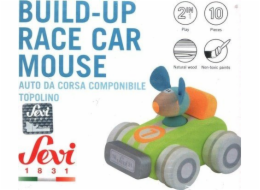 SEVI DŘEVĚNÉ AUTO S MYŠÍ