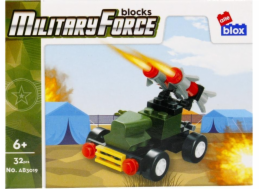 ALLEBLOX Blocks Militaria Military Vehicle 32 prvků Alleblox AB3019