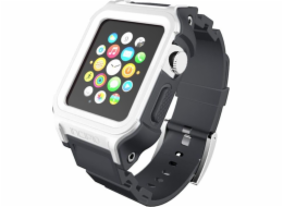 Incipio Incipio Octane Strap - Pancéřový řemínek pro Apple Watch 38mm (bílá/šedá)