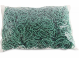 Kancelářské výrobky Kancelářské výrobky Gumičky, průměr 30 mm, 1,5 x 1,5 mm, 60 % pryž, 1000 G, obal, zelená