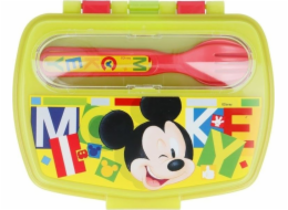 Mickey Mouse - Lunchbox se sadou příborů univerzální