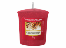 Svíčka Yankee Candle, Třpytivá skořice,   49 g