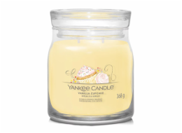 Svíčka ve skleněné dóze Yankee Candle, Vanilkový košíček, 368 g