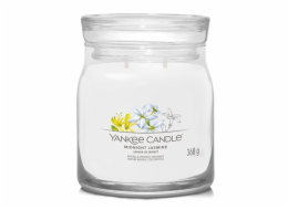 Svíčka ve skleněné dóze Yankee Candle, Půlnoční jasmín, 368 g