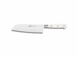 Kuchyňský nůž Lion Sabatier, 814783 Idéal Toque, Santoku nůž, čepel 18 cm z nerezové oceli, POM rukojeť, plně kovaný, nerez nýty