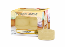 Svíčky čajové Yankee Candle, Vanilkový košíček, 12 ks