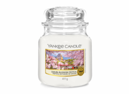 Svíčka ve skleněné dóze Yankee Candle, Festival sakury, 410 g