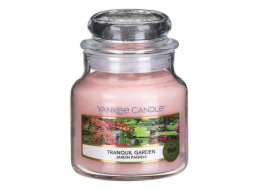 Svíčka ve skleněné dóze Yankee Candle, Tichá zahrada, 104 g