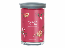 Svíčka ve skleněném válci Yankee Candle, Peprmintové sušenky, 567 g