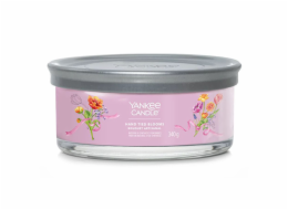 Svíčka ve skleněném válci Yankee Candle, Ručně vázané květiny, 340 g