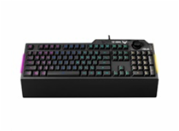 ASUS klávesnice TUF GAMING K1 (RA04), membránová, US, černá