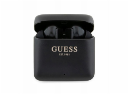 Guess True Wireless Stereo Earphones, černá Guess True Wireless Classic bezdrátová sluchátka, vynikají skvělým zvukem, ergonomickým tvarem a dotykovým ovládáním
