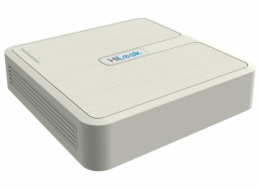HiLook Powered by HIKVISION/ NVR-104H-D/4P(D)/ 4 kamery/ 6Mpix/ 4x PoE/ HDMI/ VGA/ 2x USB/ LAN/ 1x SATA/ Plast