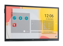Sharp PN-LC862 - 86" Třída úhlopříčky displej LCD s LED podsvícením - interaktivní - s dotyková obrazovka (multi touch) - 4K UHD (2160p) 3840 x 2160 - Direct LED