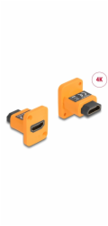 Delock Modul Typu D, ze zásuvky HDMI-A na zásuvku 4K, oranžový
