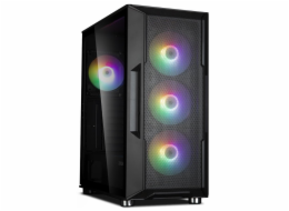 Zalman skříň I3 Neo / middle tower / ATX / 4x120 RGB / 2xUSB 3.0 / 1xUSB 2.0 / prosklená bočnice / černá