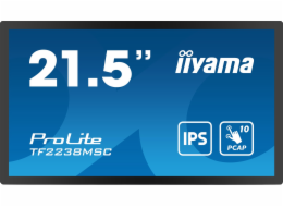 Iiyama ProLite open-frame LCDs, 54.6cm (21.5  ), Projected Capacitive, 10 TP, Full HD, USB, kit (USB), black