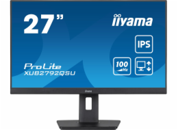 iiyama ProLite/XUB2792QSU-B6/27"/IPS/QHD/100Hz/0,4ms/Black/3R