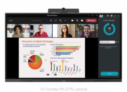Sharp PN-L652B - 65" Třída úhlopříčky L2B Series displej LCD s LED podsvícením - interaktivní - s dotyková obrazovka (multi touch) - Android - 4K UHD (2160p) 3840 x 2160 - Direct LED