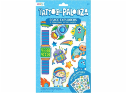 Barevné balónky omyvatelné tetování Palooza - Space Explorers