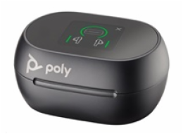 Poly Voyager Free 60+ MS Teams bluetooth headset, BT700 USB-A adaptér, dotykové nabíjecí pouzdro, černá