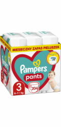 Pampers Pants Boy/Girl 3 204 pc(s)