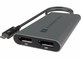 Adaptér Sonnet USB DisplayLink, USB-A samec > Dual 4K DisplayPort
