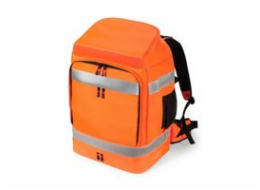 DICOTA Hi-Vis - Baťůžek - 65 litrů - 600D RPET, termoplastický polyuretan (TPU) - oranžová