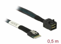 Delock Kabel Slim SAS SFF-8654 4i > Mini SAS HD SFF-8643 50 cm