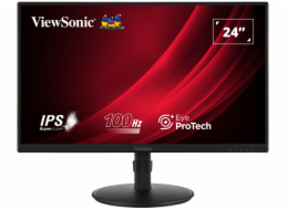 ViewSonic VG2408A / 24"/ IPS/ 16:9/ 1920x1080/ 5ms/ 250cd/m2/ DP/ HDMI/ VGA/2+1 USB/ PIVOT