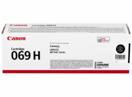 Canon originální vysokokapacitní toner Cartridge 069 H BK černý, MF752Cdw, 754Cdw, LBP673Cdw, kapacita 7 600 stran/K/