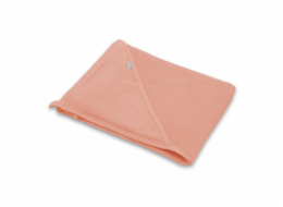 Dětská luxusní froté osuška s kapucí New Baby Comfortably 100x100 cm pink