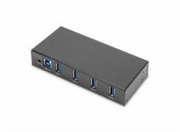 DIGITUS USB 3.0 Hub 4-Port Industrial Line 15-kV-ESD