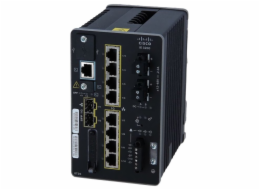 Cisco Catalyst IE3200 Rugged Series - Network Essentials - přepínač - řízený - 8 x 10/100/1000 + 2 x gigabitů SFP - lze montovat na konzolu DIN - DC power