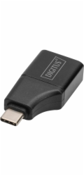 DIGITUS Adaptér USB-Type-C, USB-C na HDMI typu A, 4K@ 30HZ 4K@ 30Hz, hliník - pouzdro, černá