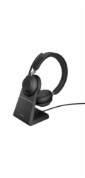 Jabra Evolve2 65/Stereo/USB/BT/Bezdrát/MS/Stand/Černá