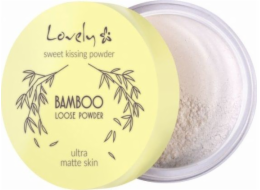 Lovely LOVELY_Sweet Kissing Powder Bamboo Loose Powder Ultra Matte Ultra Matte Skin transparentní matující bambusový pudr na obličej 5,5 g
