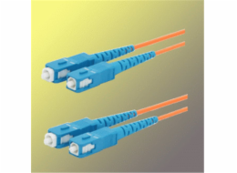 Optický patchkabel duplexní, SC/UPC-SC/UPC 9/125um SM, 80m. OS2