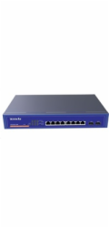 Tenda TEG3210P WebSmart Gigabit PoE AT Switch, 8x PoE AF/AT 10/100/1000Mbps, 2xSFP 1Gbps