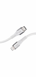 Intenso USB-Kabel C315L Nylon 1,5m weiß USB-C / Lightning 60W