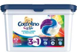 Coccolino Coccolino Care Caps Laundry kapsle 3v1 Color (18 umytí) 486g